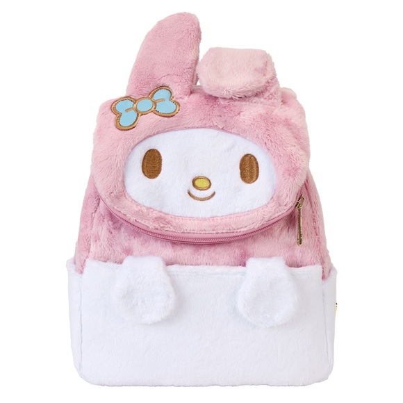 Loungefly- Sanrio My Melody Plush Set of Mini Backpack and Bifold Wallet - Picture 4 of 16